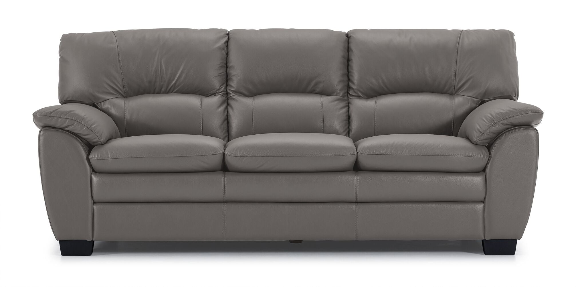 Kendrick Leather Sofa - Grey