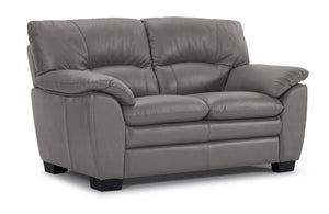 Kendrick Causeuse en cuir - gris