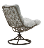 Kenosha Outdoor Swivel Chair - Dark Grey