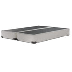 Kingsdown White Boucle King Split Boxspring