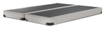 Kingsdown White Boucle King Split Low Profile Boxspring