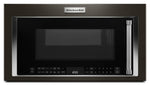 KitchenAid Black Stainless Steel with PrintShield™ Finish Over-the-Range Microwave (1.90 Cu Ft) - YKMHC319LBS