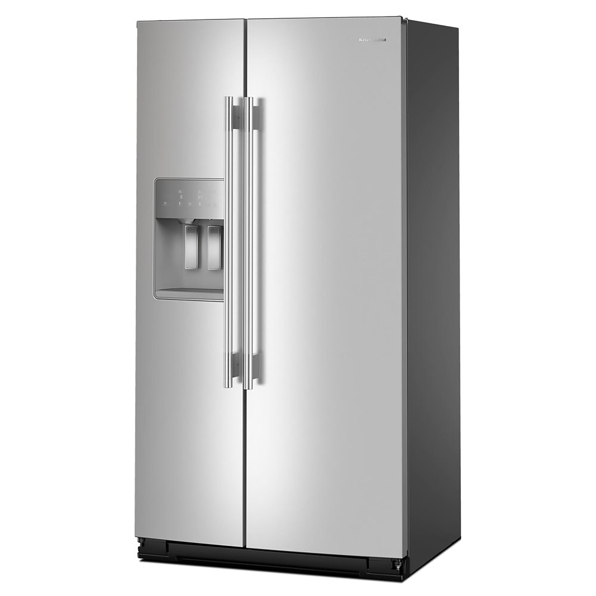 KitchenAid 36" 20.8 Cu. Ft. Printshield Stainless Steel Counter-Depth Side-by-Side Refrigerator - KRSC536RPS