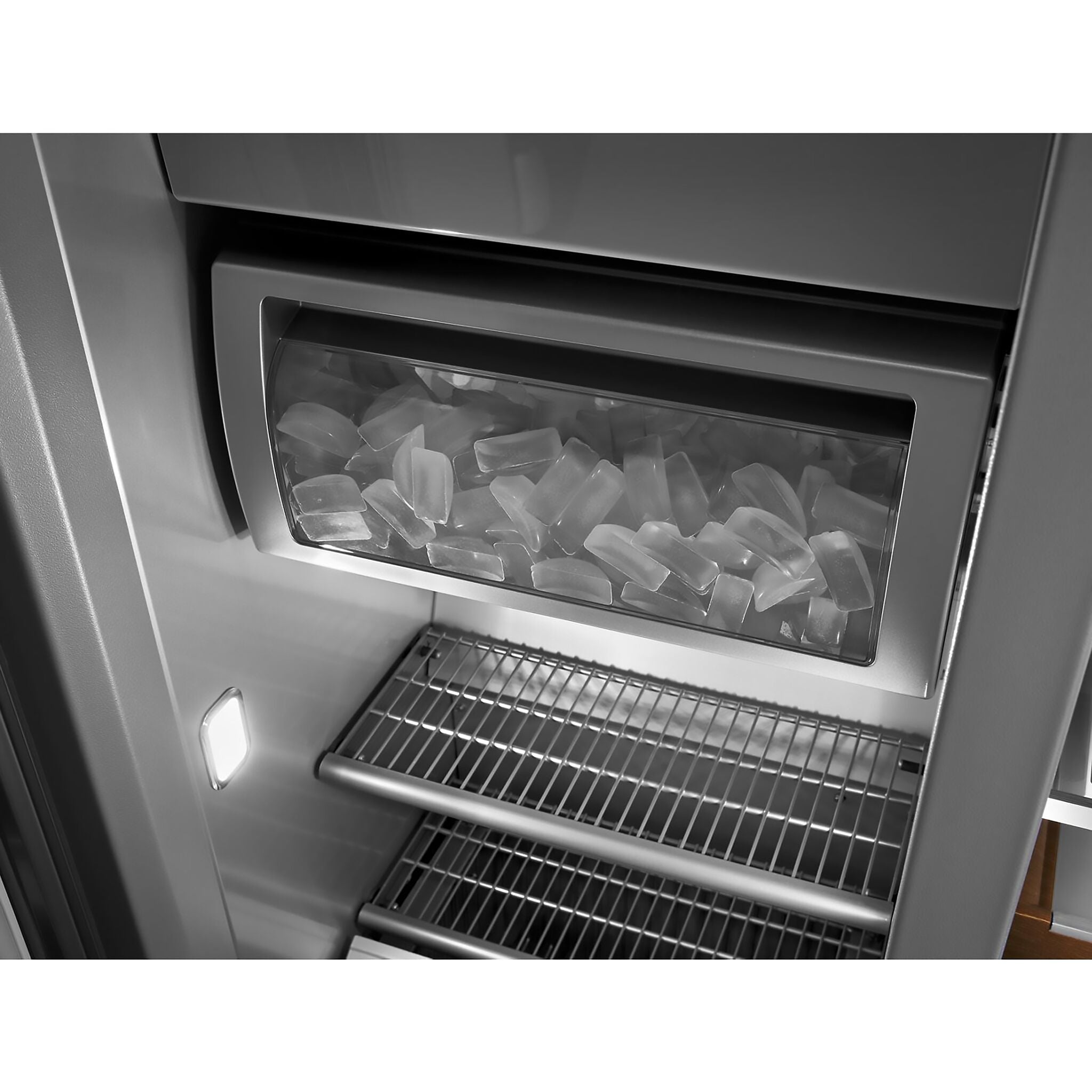 KitchenAid 40.75" 25.5 Cu. Ft. Panel-Ready Built-In Side-by-Side Refrigerator - KBSN702MPA