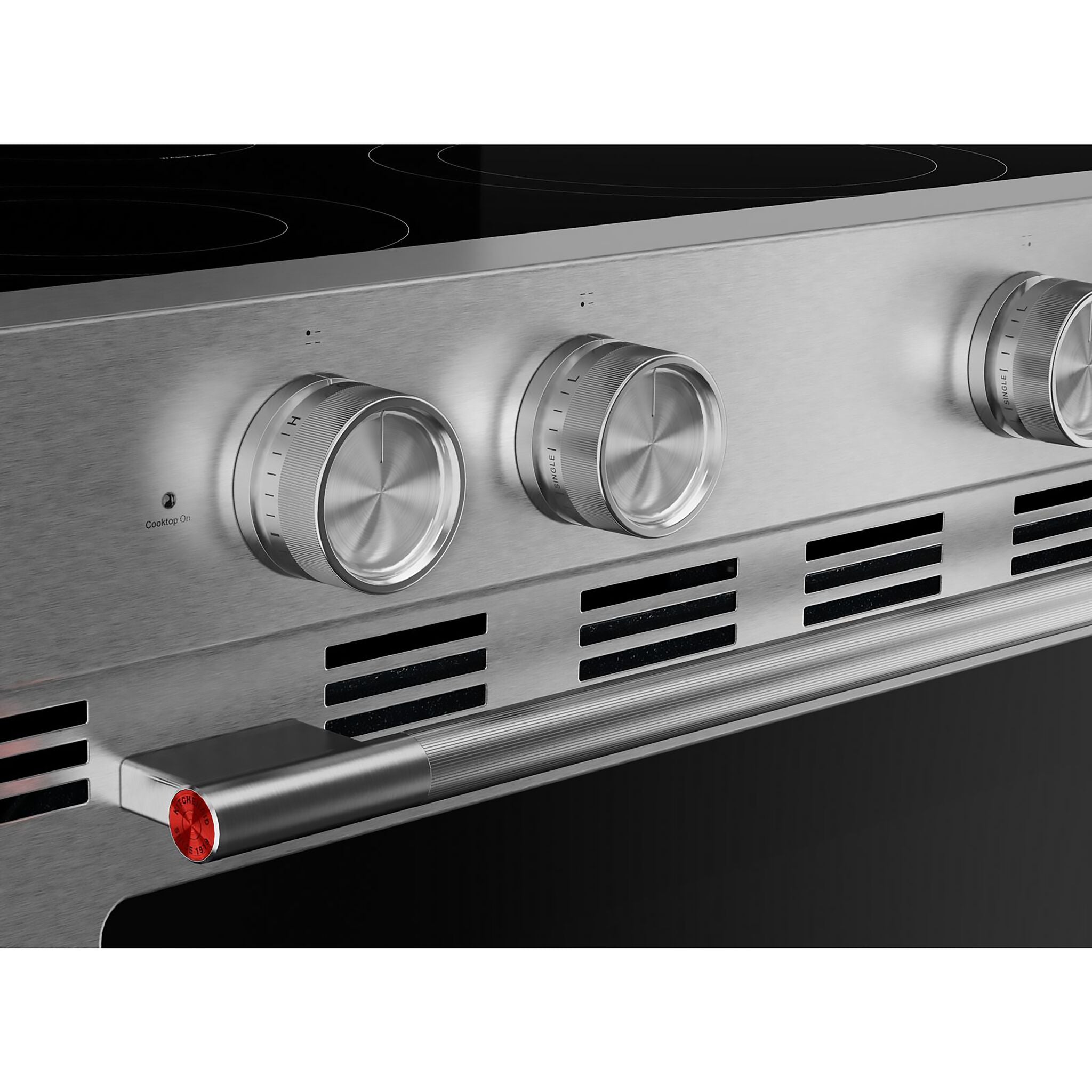 KitchenAid Printshield Stainless Freestanding Electric Convection Range (5.3 cu.ft.) - YKFES530SPS