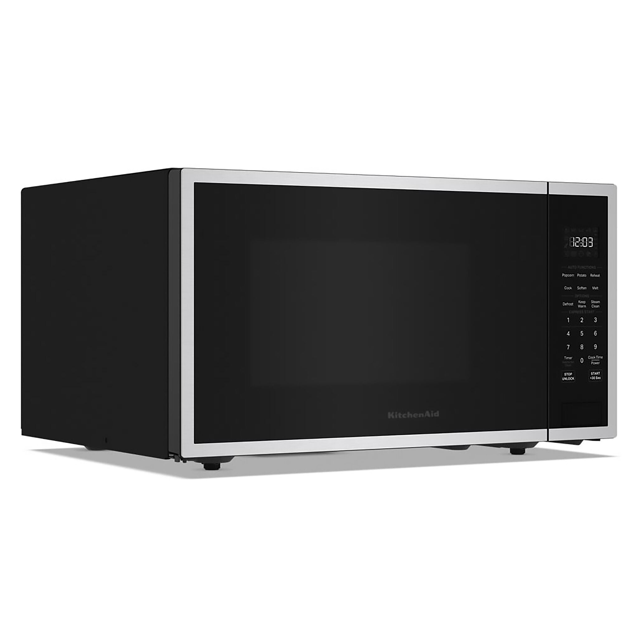 KitchenAid PrintShield Stainless Countertop Microwave 1.6 cu.ft.) - YKMCS122SPS