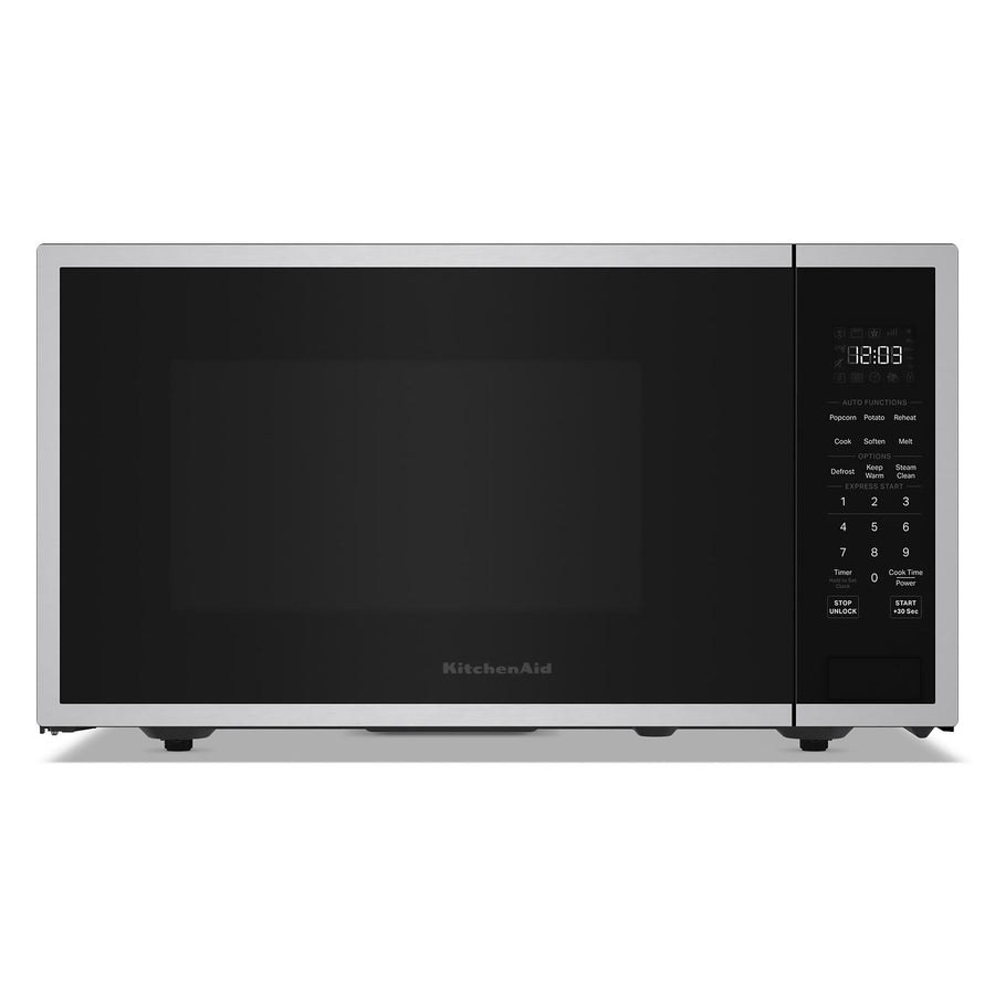 KitchenAid PrintShield Stainless Countertop Microwave 1.6 cu.ft.) - YKMCS122SPS