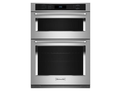 KitchenAid Combiné Four encastré et four à micro-ondes (5,0 pi³ / 1,4 pi³) 30 po acier inoxydable PrintShieldMC KOEC530PPS