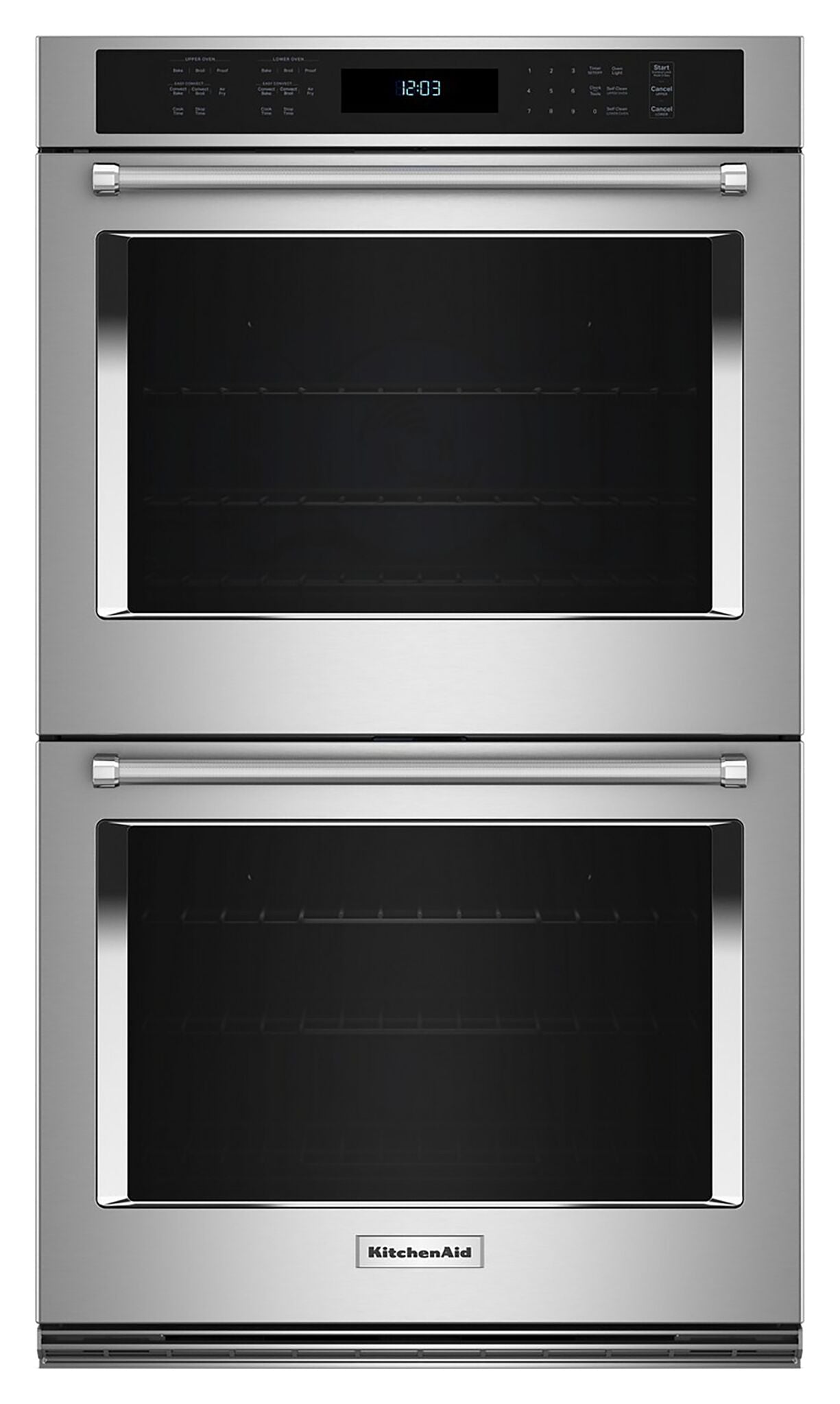 KitchenAid PrintShield Stainless 30" Double Wall Oven (10.00 Cu Ft) - KOED530PPS