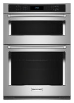 KitchenAid Stainless Steel 30" Wall Oven and Microwave Combination (5.0 Cu. Ft. / 1.4 Cu. Ft.) - KOEC530PSS