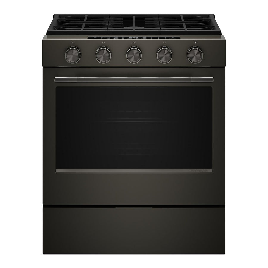 KitchenAid Black Ore Slide-In Gas Convection Range (5 cu.ft) - KSGS530SBE