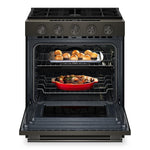 KitchenAid Black Ore Slide-In Gas Convection Range (5 cu.ft) - KSGS530SBE