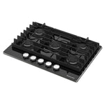 KitchenAid Black 30" Gas Cooktop - KCGG530PBL