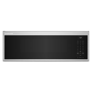 KitchenAid Four micro-ondes 1,1 pi cu avec hotte intégrée acier inoxydable résistant aux traces de doigts YKMML550RPS