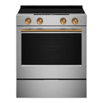 KitchenAid Fingerprint Resistant Stainless Steel Slide-In Electric Convection Range (5.3 cu.ft.) - YKSES530SPS