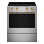 KitchenAid Fingerprint Resistant Stainless Steel Slide-In Electric Convection Range (5.3 cu.ft.) - YKSES530SPS