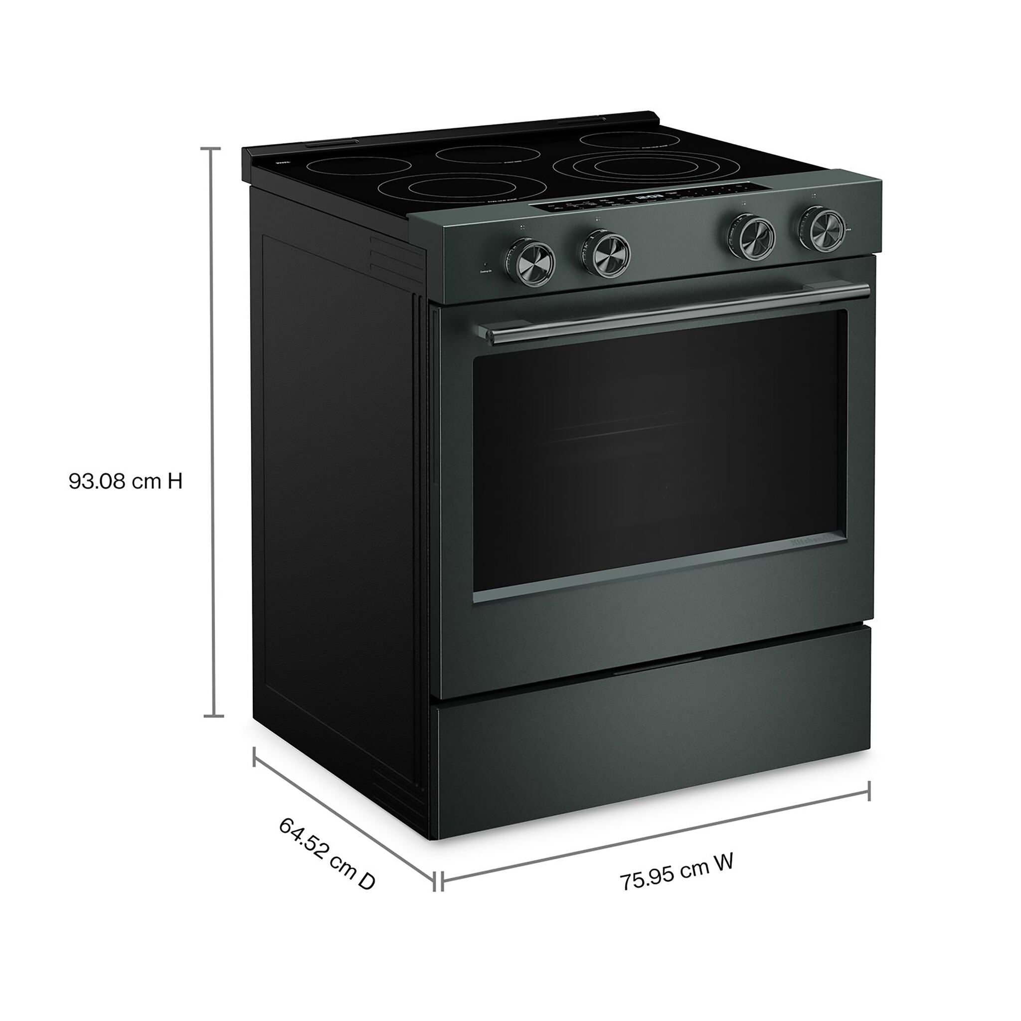 KitchenAid Juniper Slide-In Electric Convection Range (5.3 cu.ct.) - YKSES530SJP