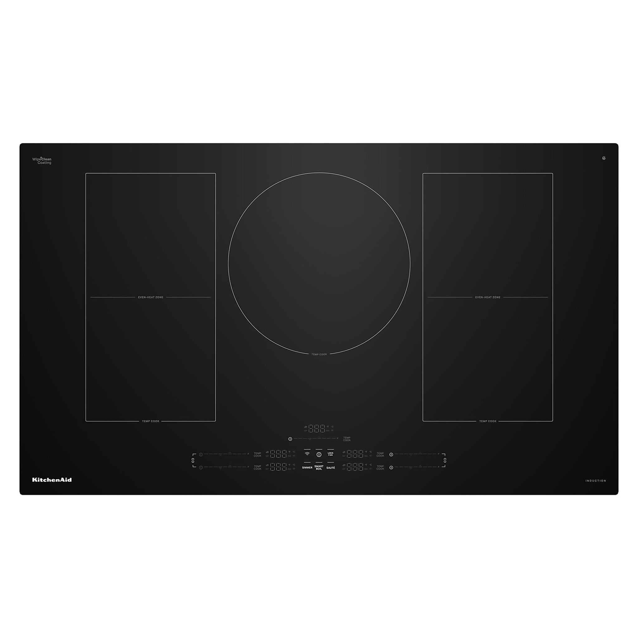 KitchenAid Black 36" Induction Cooktop - KCIT736SBL