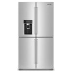 KitchenAid 36" 19.4 Cu. Ft. Fingerprint Resistant Stainless Steel Counter-Depth 4- Door Refrigerator - KRQC736RPS