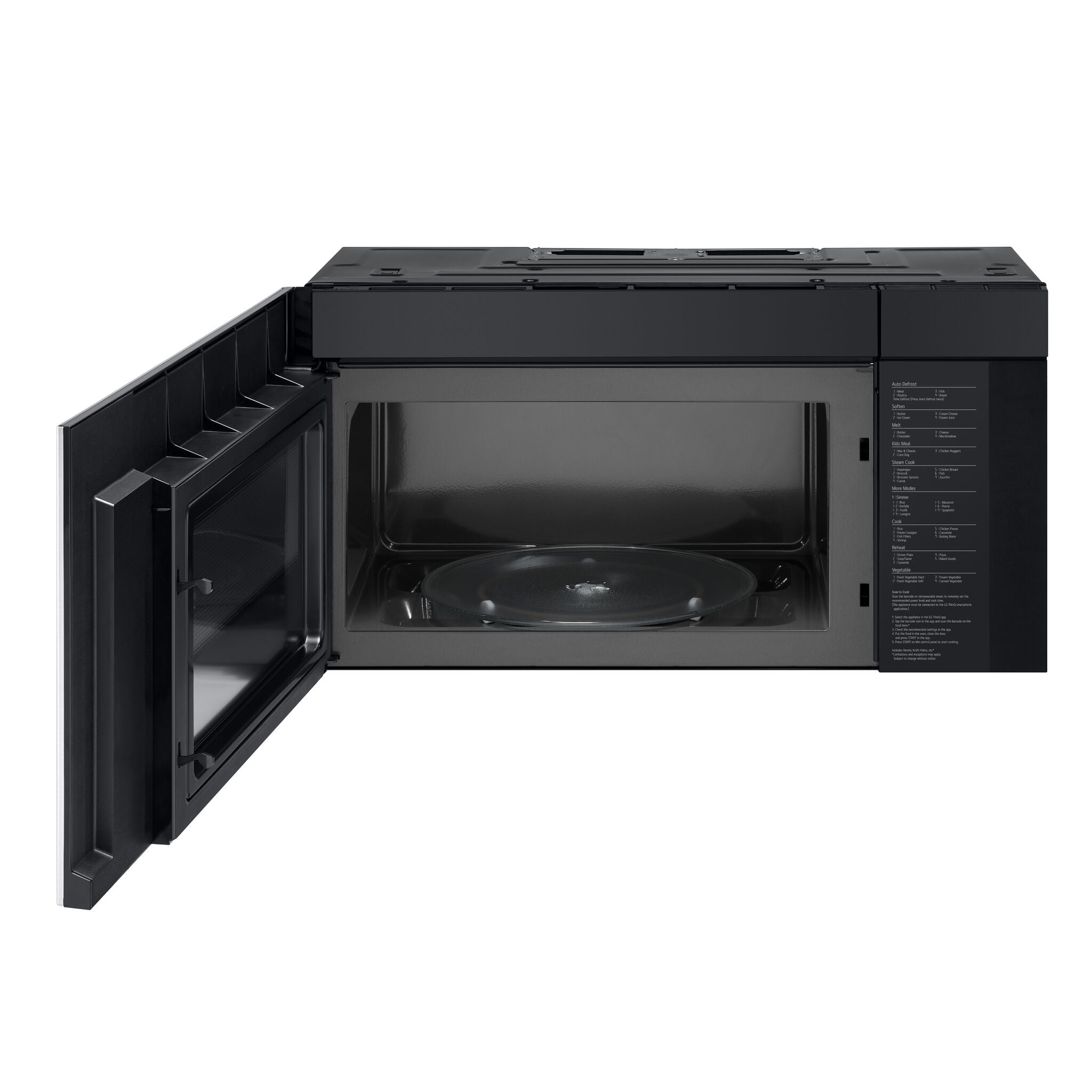 LG Smudge Resistant Stainless Steel Smart Wi-Fi Enabled Over-the-Range Microwave with EasyClean® (2.0 cu. ft.) - MVEL2033F