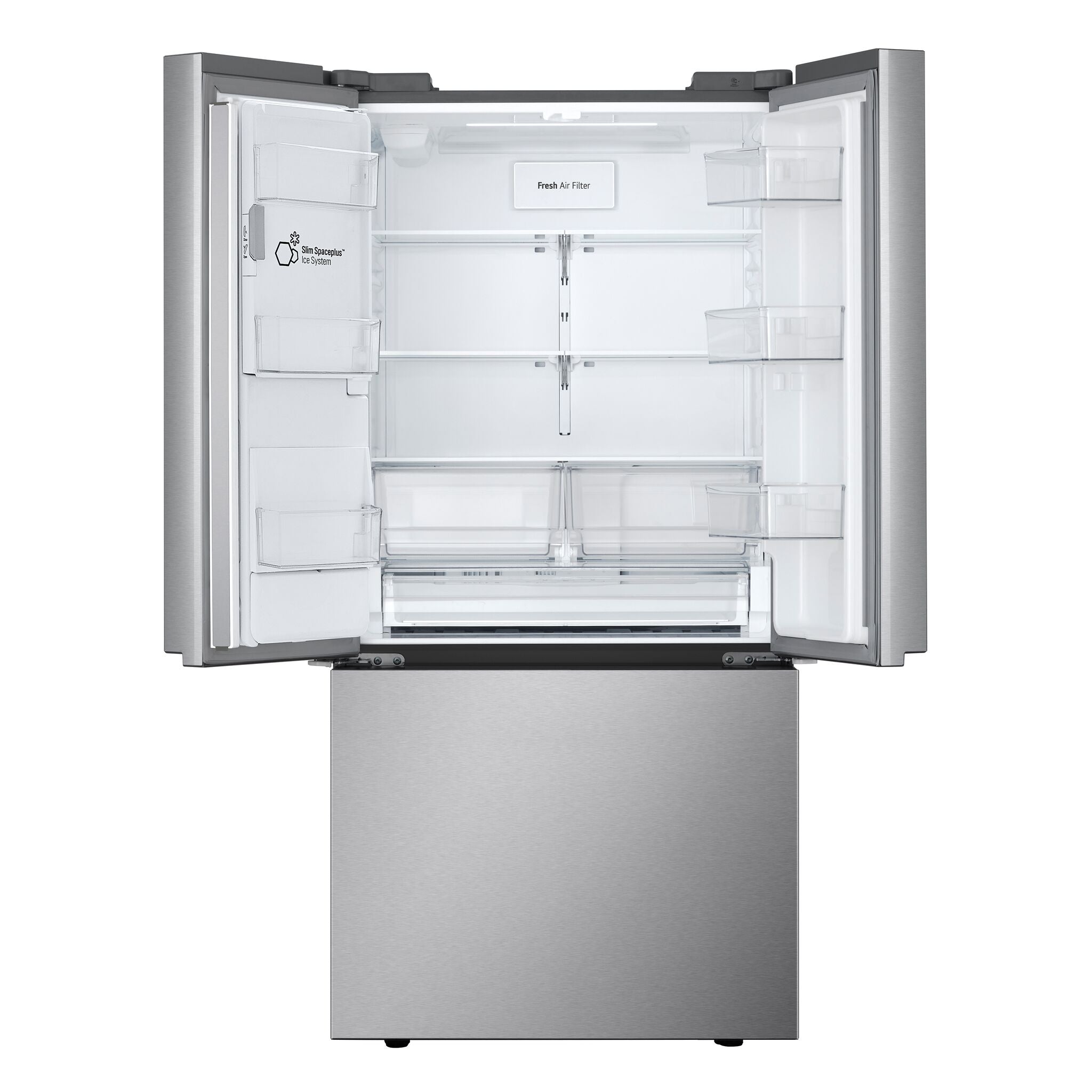 LG 33" 20 Cu. Ft. Smudge Resistant Stainless Steel Counter-Depth MAX™ French Door Refrigerator - LF20C6330S