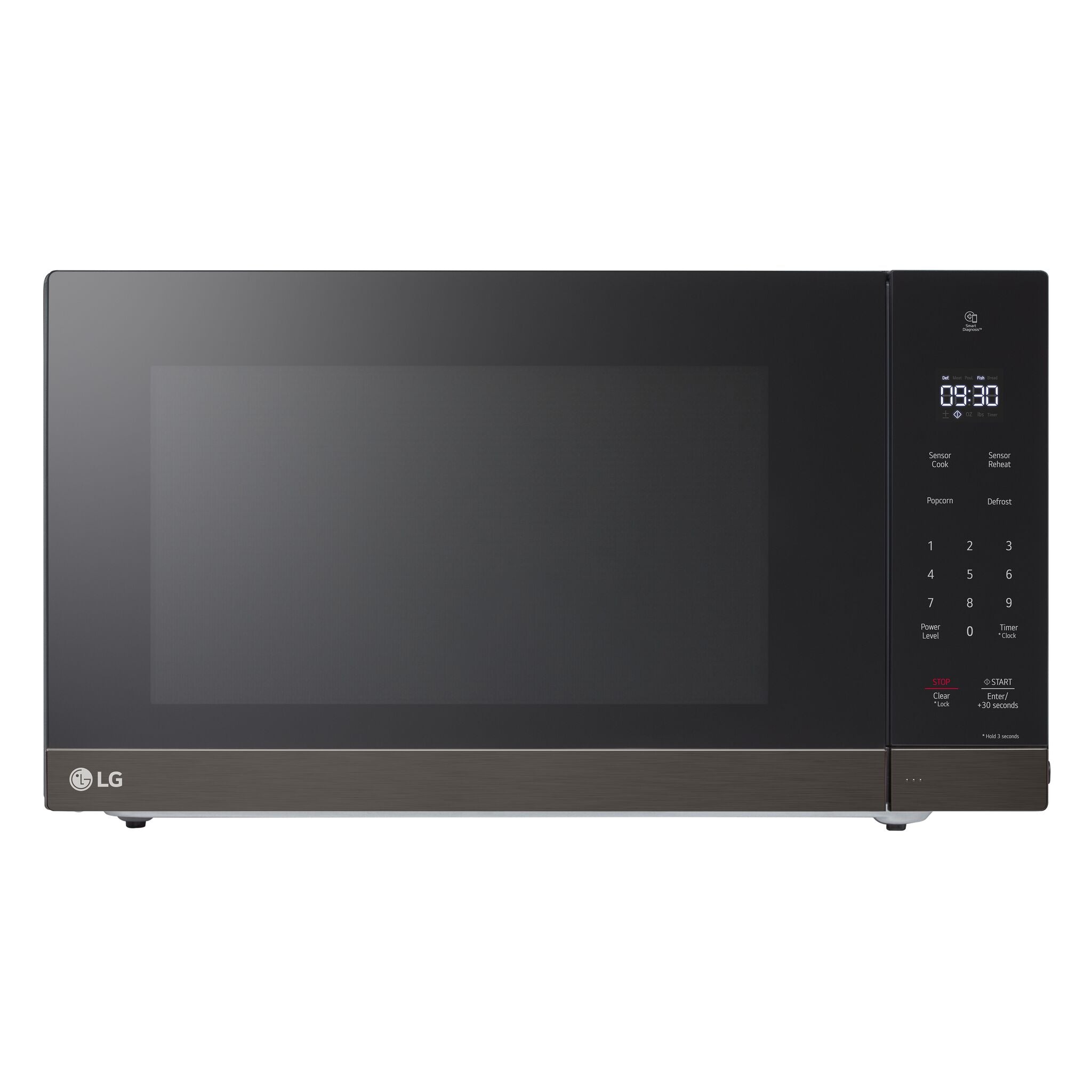 LG Black Stainless Steel NeoChef Countertop Microwave With Smart Inverter (2.0 Cu.Ft) - MSER2090D