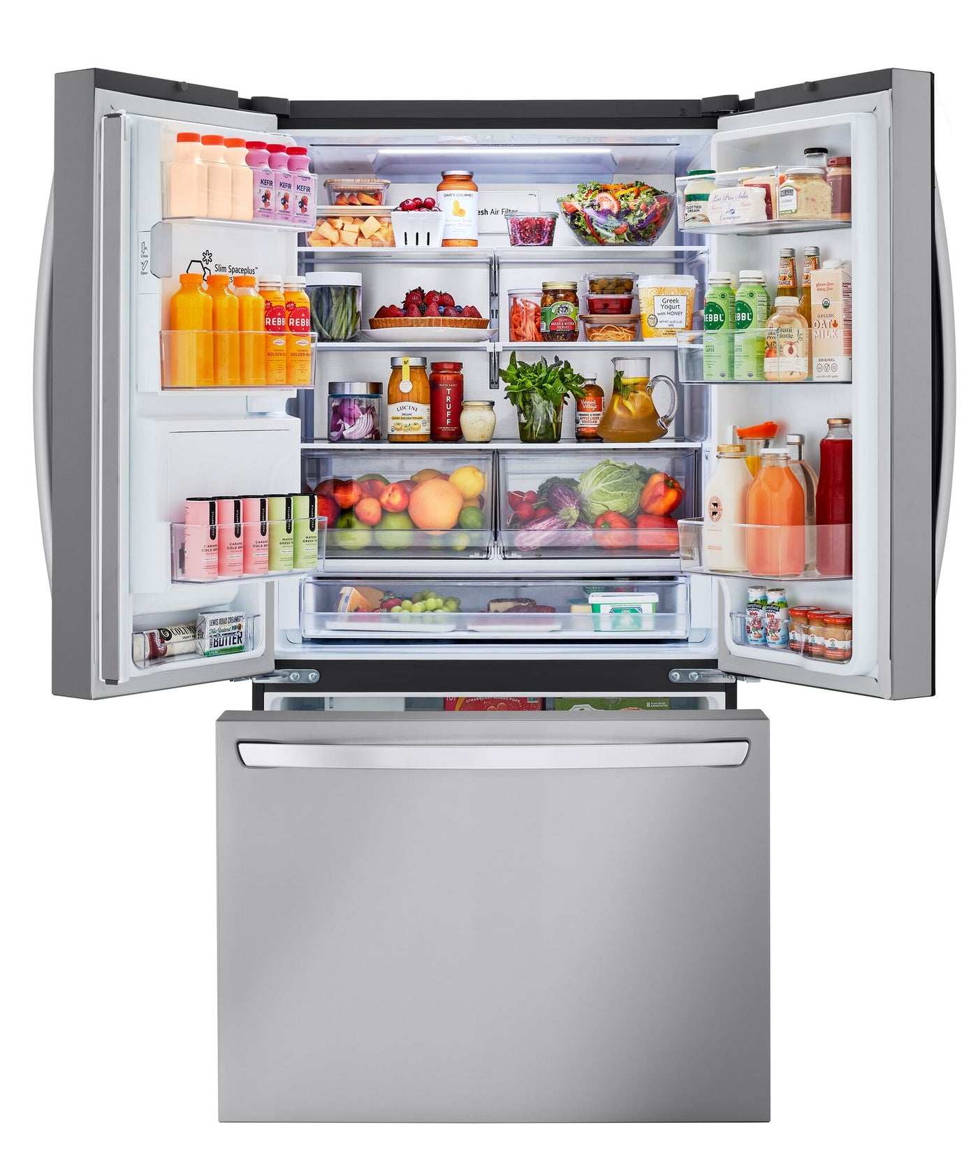 LG Smudge Resistant Stainless Steel Smart French Door Refrigerator with Dual Ice (31 Cu. Ft) - LRFXS3106S