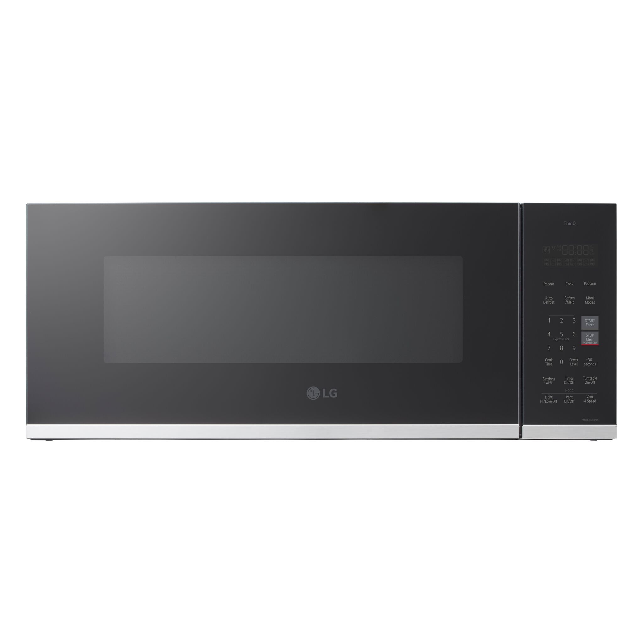 LG Smudge Resistant Stainless Steel Slim Over-the-Range Microwave Oven with EasyClean® (1.3 cu. ft.) - MVEF1323F