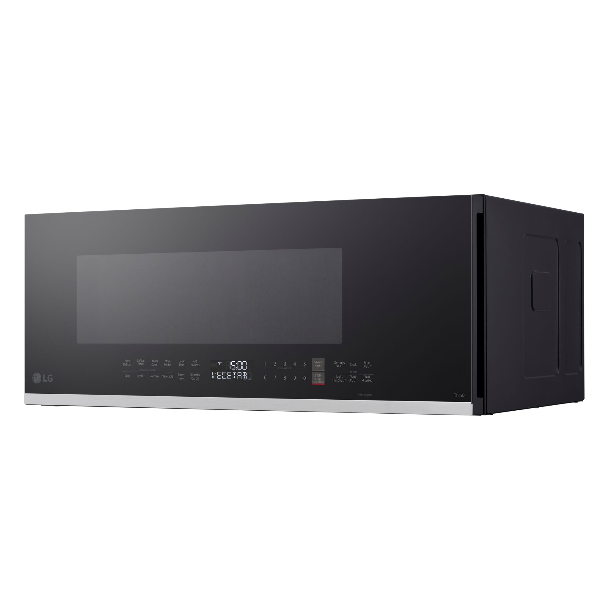 LG Smudge Resistant Stainless Steel Slim Over-the-Range Microwave Oven with EasyClean® (1.3 cu. ft.) - MVEF1337F