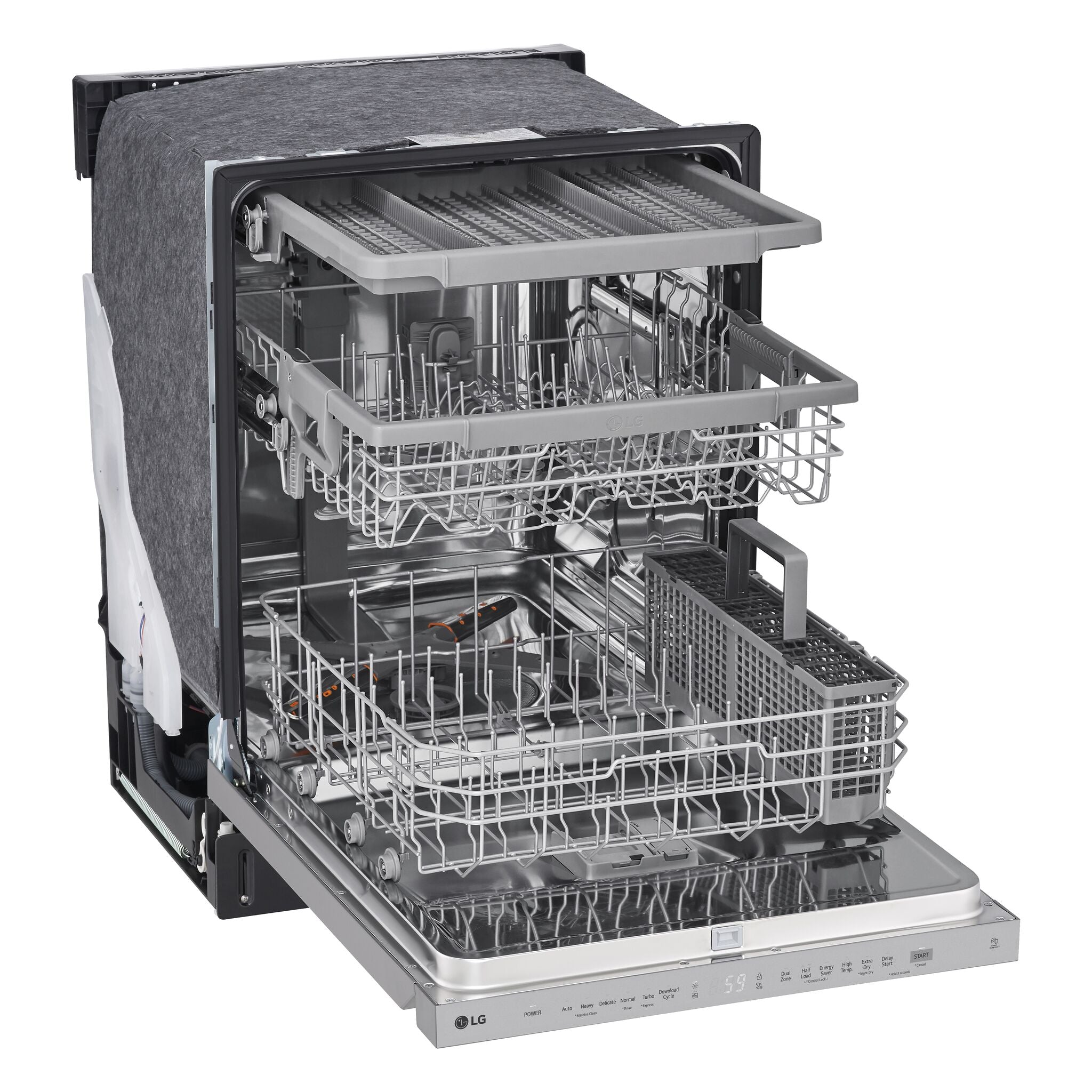 LG Smudge Resistant Stainless Steel Dishwasher with QuadWash™ - LDPN454HT