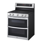 LG Stainless Steel Electric Double Oven Freestanding Range with ProBake Convection® and Air Fry (7.3 Cu.Ft) - LDEL7324SE
