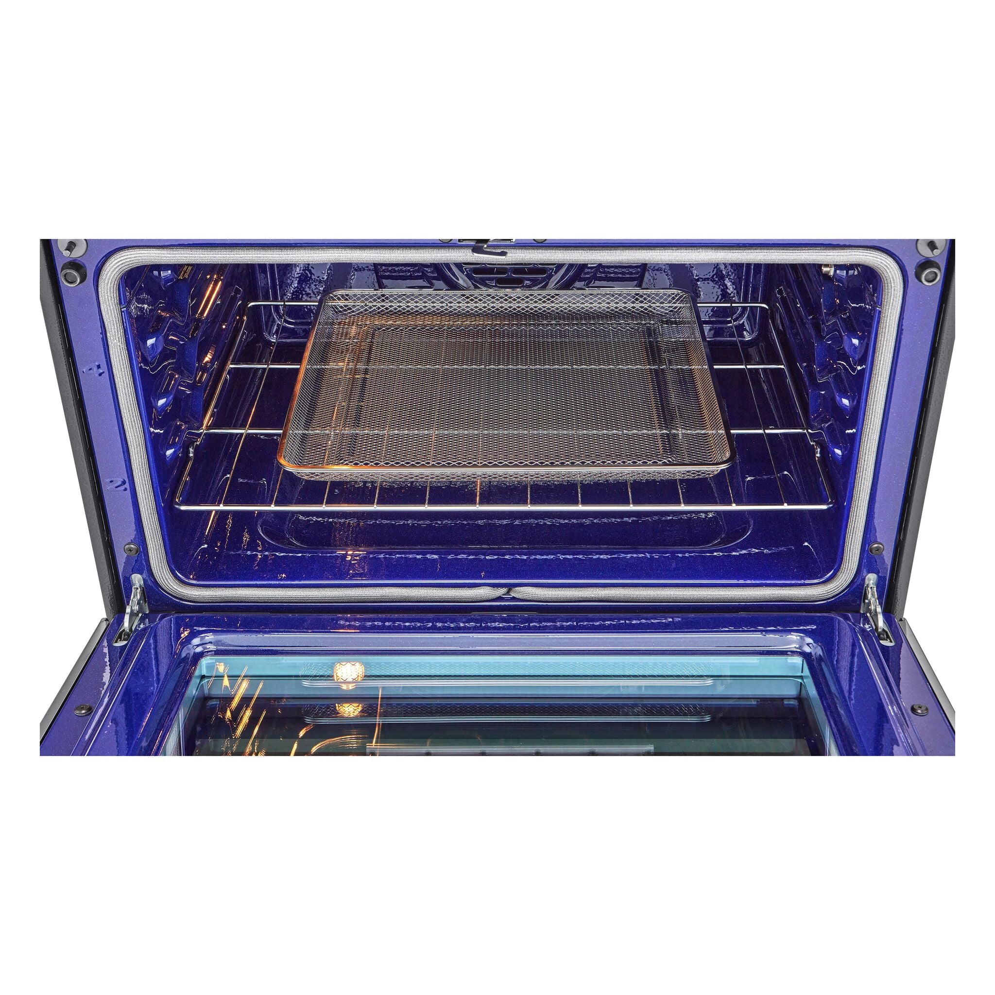 LG Stainless Steel Electric Double Oven Freestanding Range with ProBake Convection® and Air Fry (7.3 Cu.Ft) - LDEL7324SE