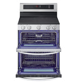 LG Stainless Steel Electric Double Oven Freestanding Range with ProBake Convection® and Air Fry (7.3 Cu.Ft) - LDEL7324SE