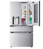LG 35.75" 29 Cu. Ft. Smudge Resistant Stainless Steel Smart MAX 4-Door French Door Refrigerator with MyColor - LF29S8365S