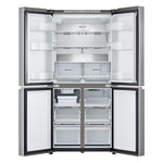 LG 33" 19 Cu. Ft. Smudge Resistant Stainless Steel Counter-Depth 4-Door French Door Refrigerator with Ice Maker - LF19C8200S