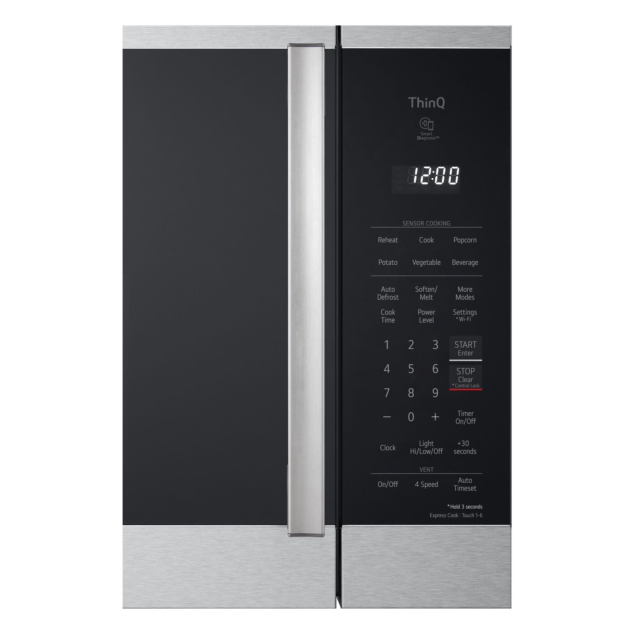 LG Stainless Steel Smart Over-the-Range Microwave (1.8 cu. ft.) - MVEM1825X