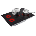 LG Black Smart 30" Electric Cooktop - CBEW3013BE
