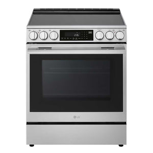 LG Cuisinière intelligente électrique 6,3 pi³ encastrable avec Air Sous Vide acier inoxydable résistant aux taches LSEL6337XE