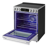 LG Smudge Resistant Stainless Steel Smart Electric Slide-In Range with Air Sous Vide (6.3 Cu.Ft) - LSEL6337XE