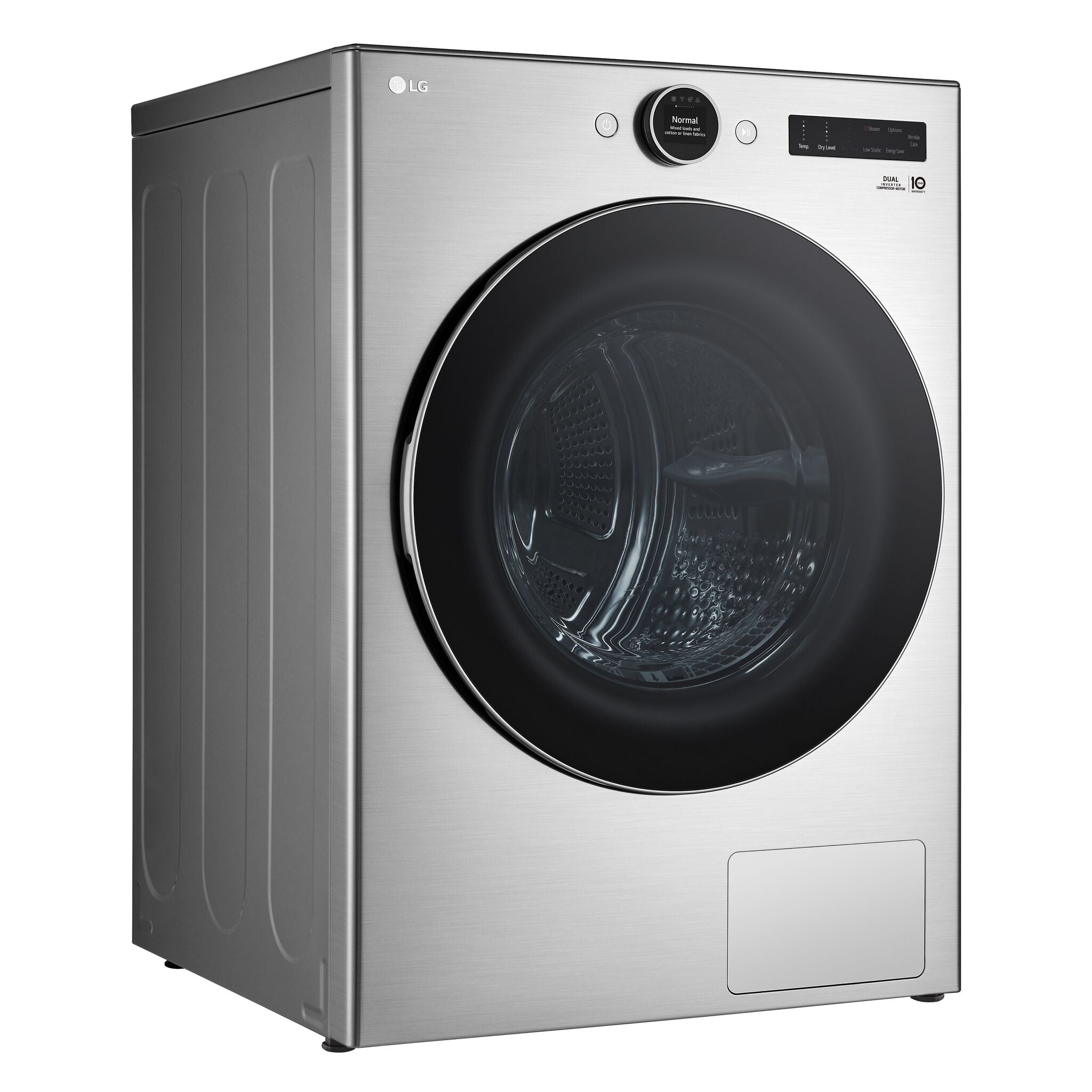 LG Graphite Steel Smart Front Load Dryer with Dual Inverter HeatPump™ Technology (7.8 Cu.ft) - DLHC5502V