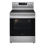 LG Stainless Steel Smart Electric Freestanding Range with Air Fry (6.3 Cu.Ft) - LREN6323YE