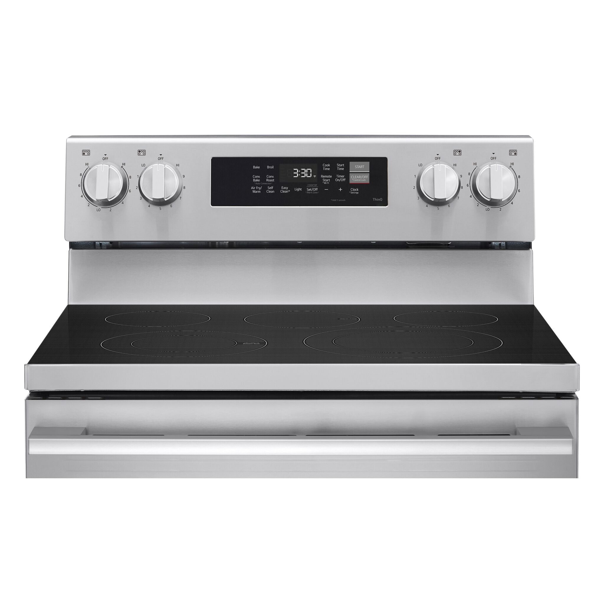 LG Stainless Steel Smart Electric Freestanding Range with Air Fry (6.3 Cu.Ft) - LREN6323YE