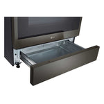 LG Smudge Resistant Black Stainless Steel Smart Electric Slide-In Range with Air Fry (6.3 Cu.Ft) - LSEL6333ZE