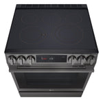 LG Smudge Resistant Black Stainless Steel Smart Electric Slide-In Range with Air Sous Vide (6.3 Cu.Ft) - LSEL6335ZE