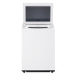 LG White Mega Capacity Smart Top Load Washer with 4-Way® Agitator (5.6 Cu. Ft) - WT8205CW