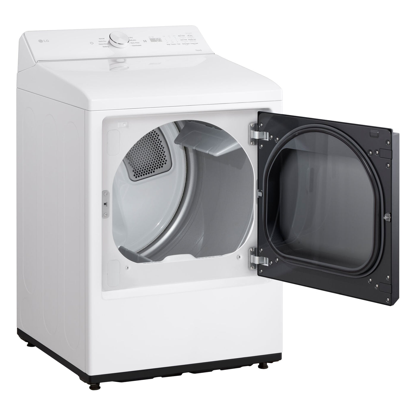 LG White Ultra Large Capacity Rear Control Electric Dryer with AI Sensing (7.3 Cu. Ft) - DLE8200W