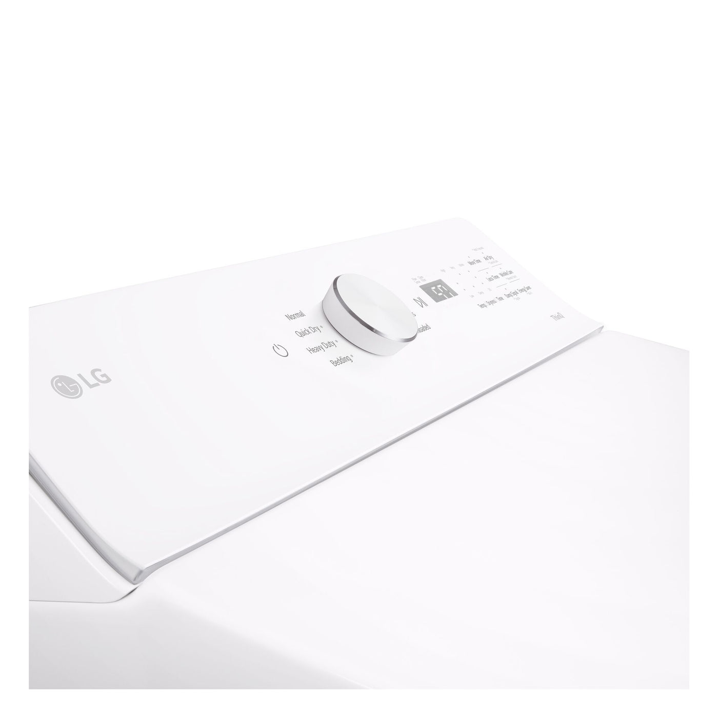 LG White Ultra Large Capacity Rear Control Electric Dryer with AI Sensing (7.3 Cu. Ft) - DLE8200W