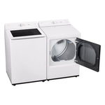 LG White Mega Capacity Smart Top Load Washer (5.6 Cu. Ft) & Electric Dryer with AI Sensing (7.3 Cu.Ft) - WT8205CW/DLE8200W