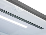 Close-up of the Door Cooling+ vent and LED lighting at the top of the refrigerator interior