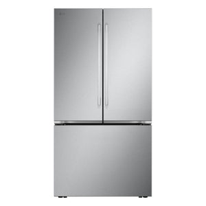 LG Réfrigérateur intelligent 31,7 pi³ de 36po avec porte à 2 battants, distributeur d’eau interne et machine à glaçons acier inoxydable résistant aux taches – LF32BSH42S
